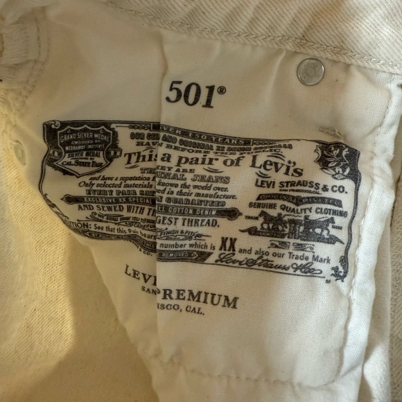 Levi’s 501 90s Jean in Ecru color - Picture 5 of 6